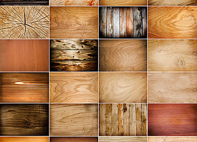 انواع قشرة الخشب الطبيعي